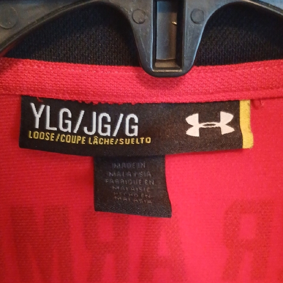 Under Armour Kids Red and Black Performance Jacket - Picture 2 of 6